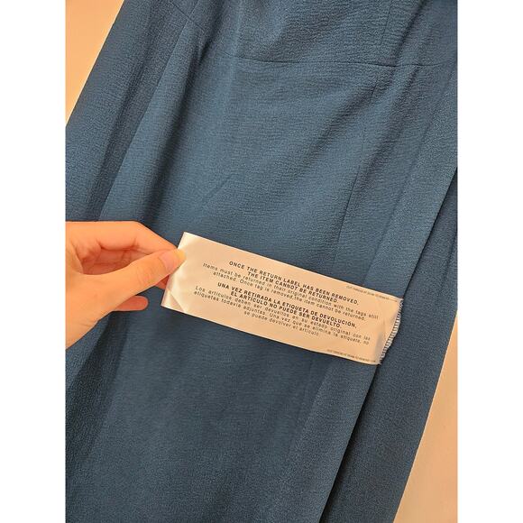 Dress the Population Peacock Blue One Shoulder Georgina Dress NWOT Size XXL - Picture 8 of 14